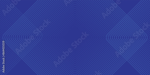 3 dimensi abstrak garis garis kurva modern dengan Latar belakang biru tua. Dekorasi abstrak, pola emas, gradien halftone