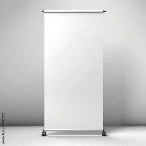 Rollup display presentation standee mockup