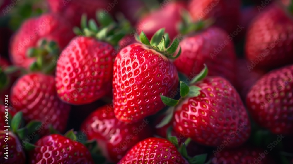 Fresh Strawberries Close-Up Fresh Strawberries Close-Up