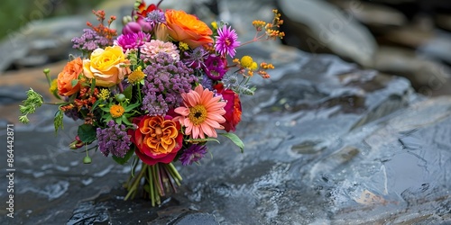 A small bouquet celebrates a Minorstones garden success. Concept Gardening Success, Small Bouquet, Celebrating Achievements, Green Thumb, Nature's Beauty