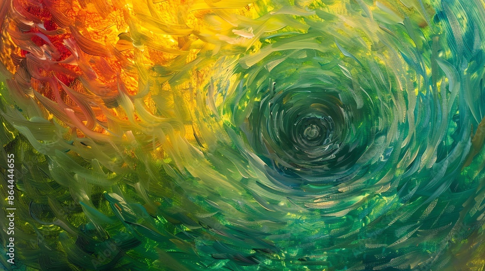 Abstract Colorful Swirl. Oil Painting Background Abstract Colorful Swirl. Oil Painting Background