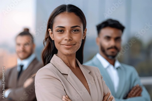 portrait of a smiling business person