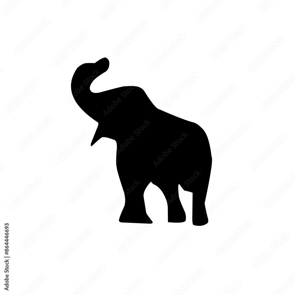 Obraz premium Animal silhouette Vector illustration, diverse wildlife collection