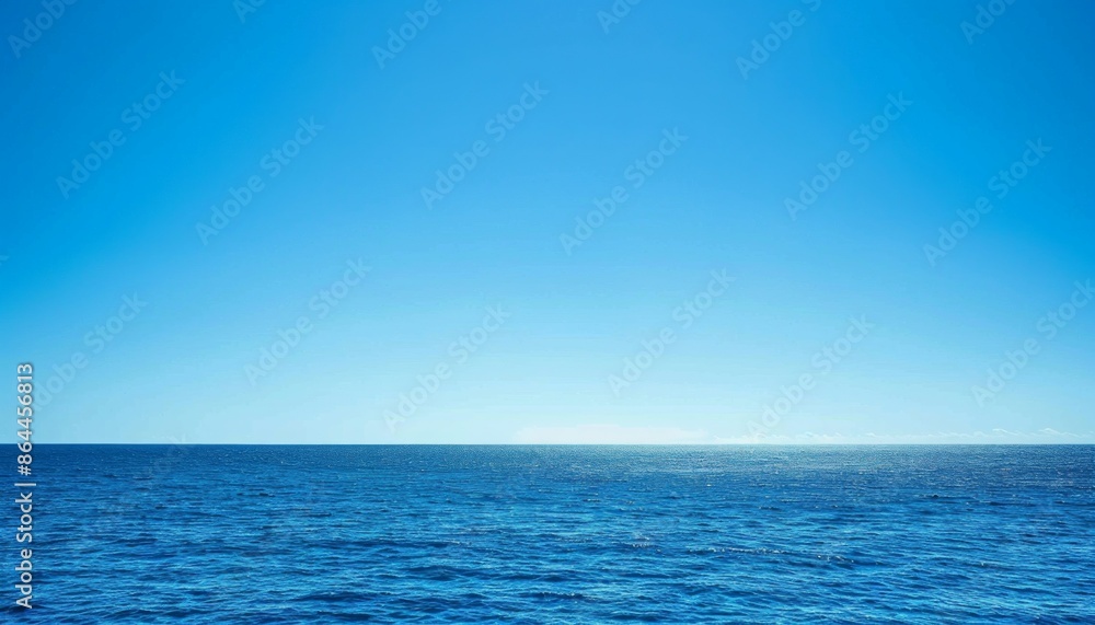 Clear blue sky offers a pure, uninterrupted canvas symbolizing peace and infinite possibilities Clear blue sky offers a pure, uninterrupted canvas symbolizing peace and infinite possibilities