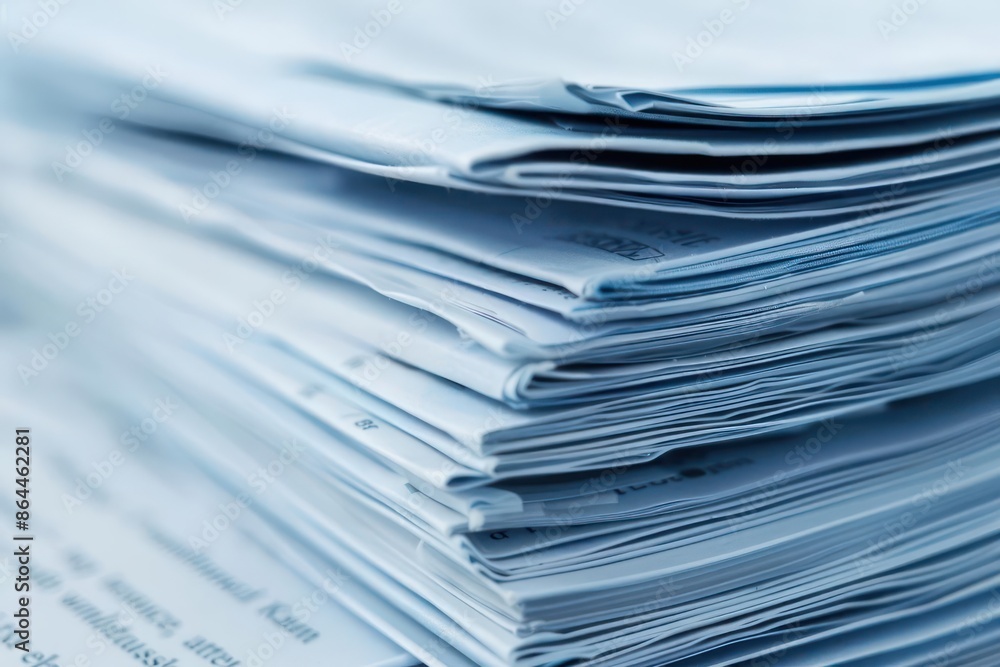 A closeup of healthcare policy documents, perfect for a banner with ample copy space A closeup of healthcare policy documents, perfect for a banner with ample copy space