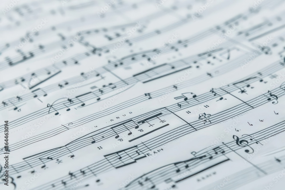 A detailed shot of the StarSpangled Banner sheet music, perfect for a banner with copy space A detailed shot of the StarSpangled Banner sheet music, perfect for a banner with copy space