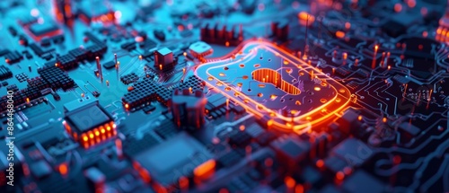 Ultra sharp photo depicting process of manual digital access unlocking, featuring electronic