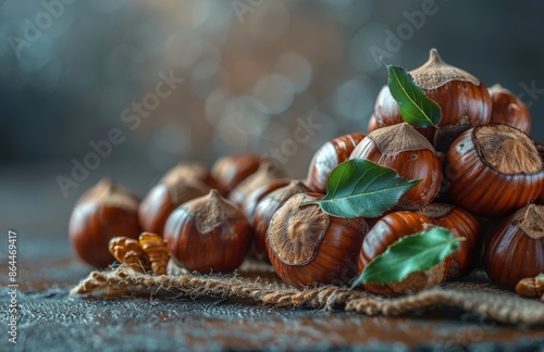 A Basket of Freshly Harvested Chestnuts Ready to Eat