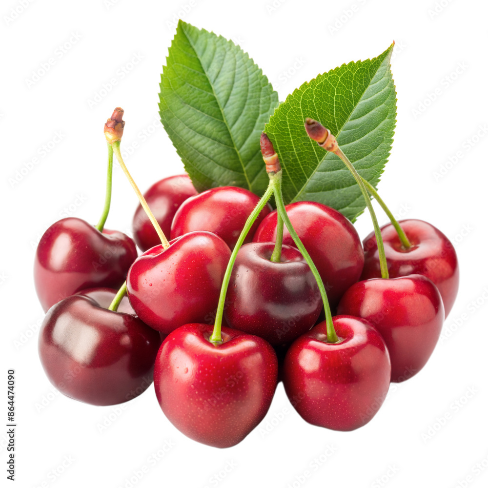 cherry on a transparent background cherry on a transparent background