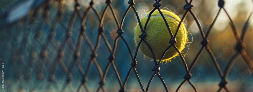 Tennis ball close up with copy space Tennis ball close up with copy space