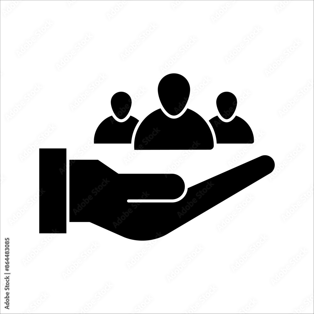 Customer care icon, for mobile concept and web design, vector illustration. Customer care icon, for mobile concept and web design, vector illustration.