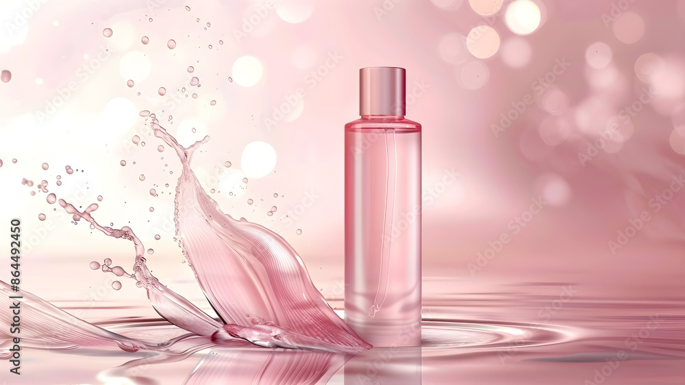 Pink cosmetic perfume for beauty brand Pink cosmetic perfume for beauty brand