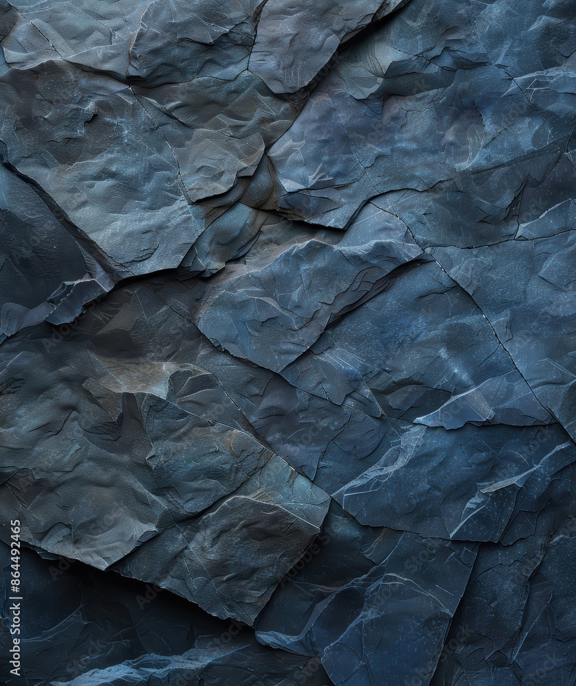 Fototapeta premium Cracked slate rock texture background