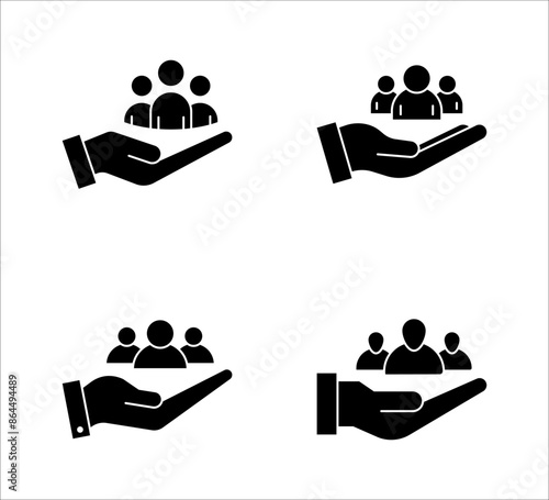 Customer care icon set, for mobile concept and web design, vector illustration.