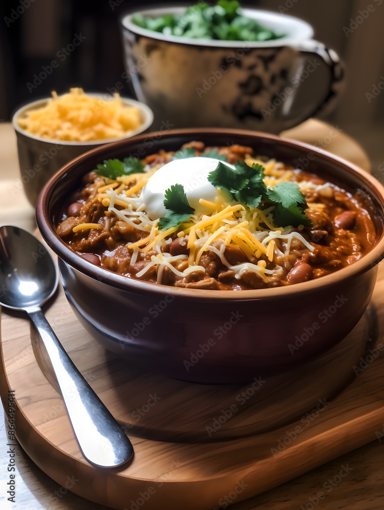 Traditional Mexican Chili Con Carne, featuring hearty minced meat and tender red beans simmered in a rich, flavorful sauce. Traditional Mexican Chili Con Carne, featuring hearty minced meat and tender red beans simmered in a rich, flavorful sauce.