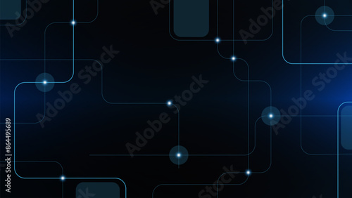 technology background abstract. technology with line digital color dot hi-tech vector. technological for web banner, background, object. 