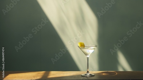 A photograph of an Vodka Martini ocktail photo