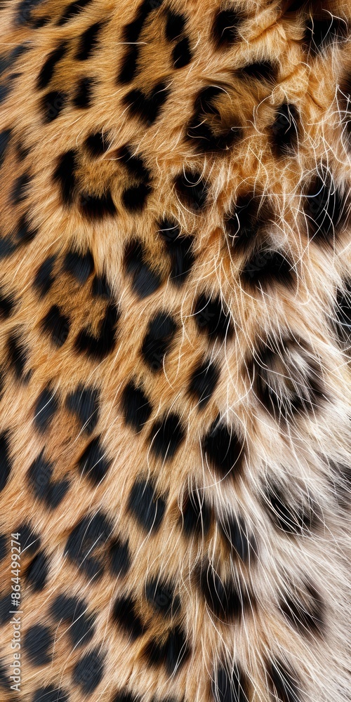 Closeup of a leopard's fur pattern Closeup of a leopard's fur pattern