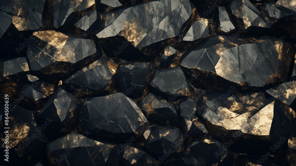 Pyrite Gemstone, Abstract Image, Texture, Pattern Background, Wallpaper, Background, Cell Phone Cover and Screen, Smartphone, Computer, Laptop, 9:16 and 16:9 Format - PNG