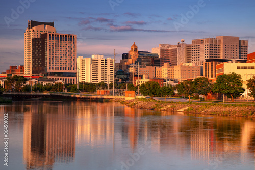 Obraz na płótnie Rochester, Minnesota, USA. Cityscape image of Rochester, Minnesota, USA at summer sunrise. w salonie