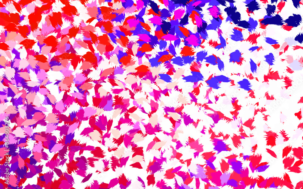 Light Blue, Red vector template with chaotic shapes. Light Blue, Red vector template with chaotic shapes.