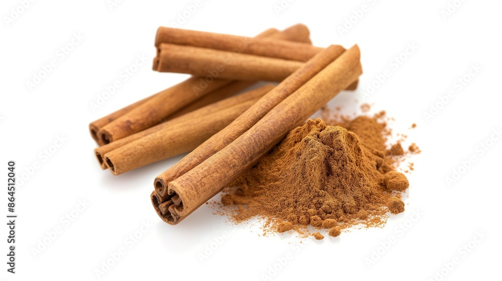 Cinnamon sticks. Cinnamon spice on white background. Cinnamon sticks. Cinnamon spice on white background.
