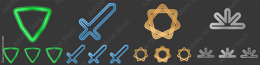 Line logo design collection Line logo design collection