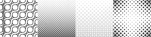 Black and white pattern collection