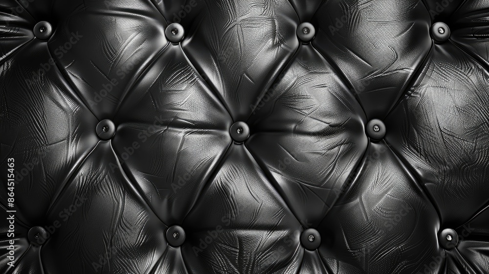 Fototapeta premium Texture background in black leather