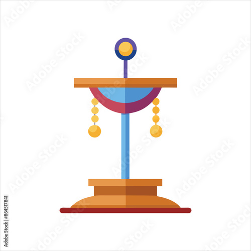 jewelry stand vector