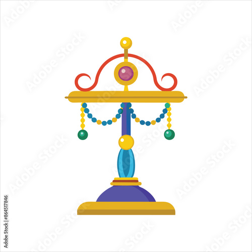 jewelry stand vector