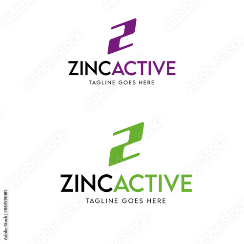 health logo, fitness logo, abstrat, Z logo, sport logo, athelete, clothing fitness