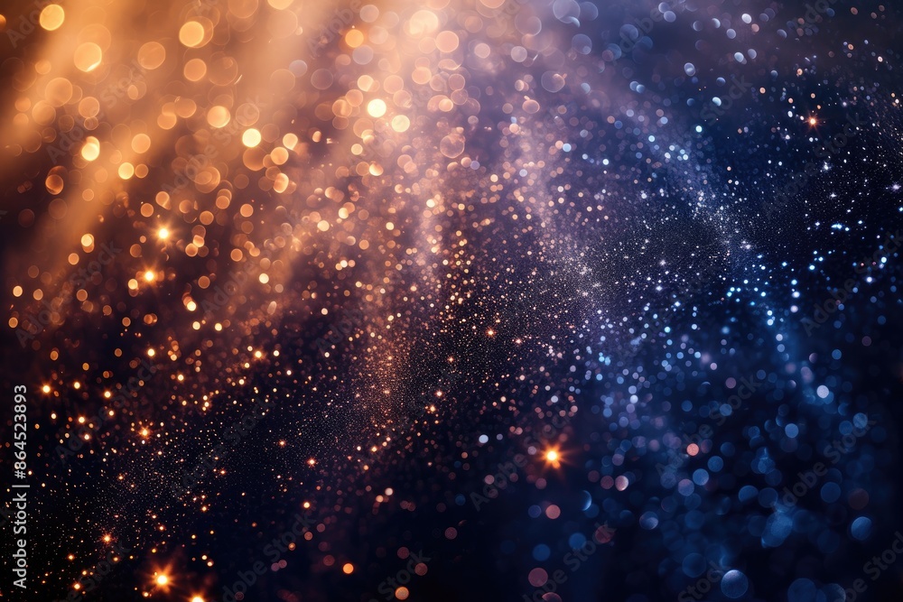 a sky with many stars, Backdrop with Glassmorphism effect and starry constellations a sky with many stars, Backdrop with Glassmorphism effect and starry constellations