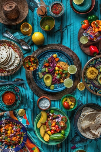 Wallpaper Mural Food platter with variety Torontodigital.ca