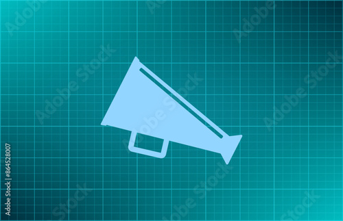 Vector illustration blue background