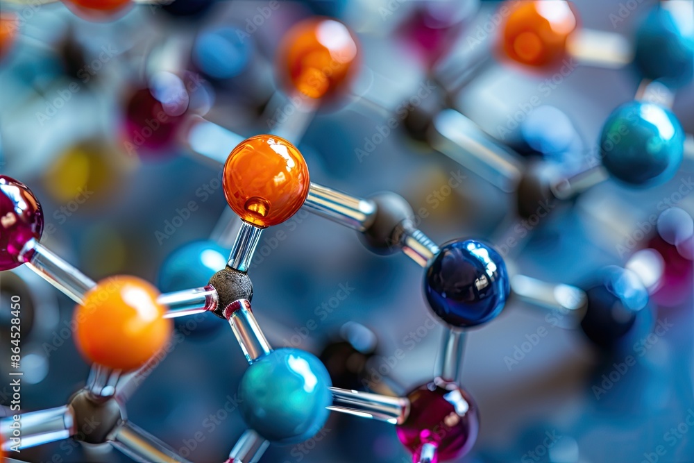 a close up of a molecule with many colored balls, Investigate the behavior of reactive intermediates a close up of a molecule with many colored balls, Investigate the behavior of reactive intermediates
