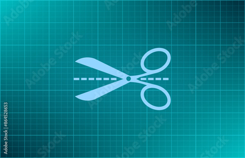 Vector illustration blue background