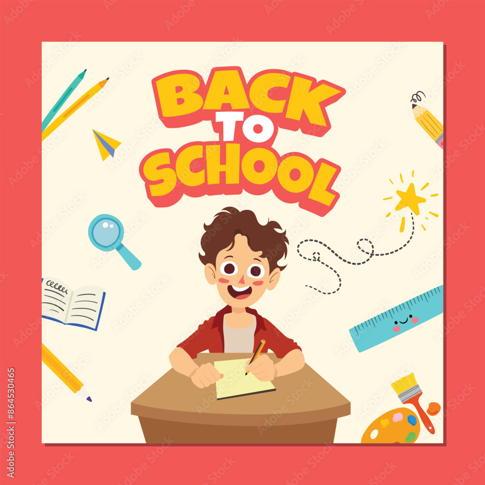 Back To School Social Media Post Template Back To School Social Media Post Template