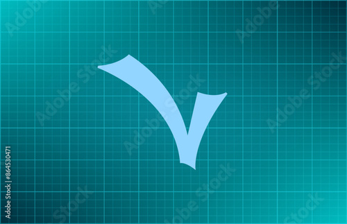 Vector illustration blue background