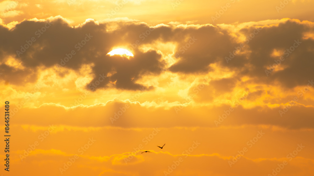 Sunrise, magnificent sunrise with its beautiful colors in winter Brazil, natural light, selective focus. Sunrise, magnificent sunrise with its beautiful colors in winter Brazil, natural light, selective focus.