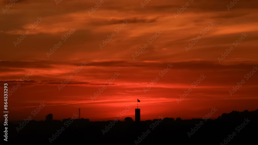 Sunrise, magnificent sunrise with its beautiful colors in winter Brazil, natural light, selective focus. Sunrise, magnificent sunrise with its beautiful colors in winter Brazil, natural light, selective focus.