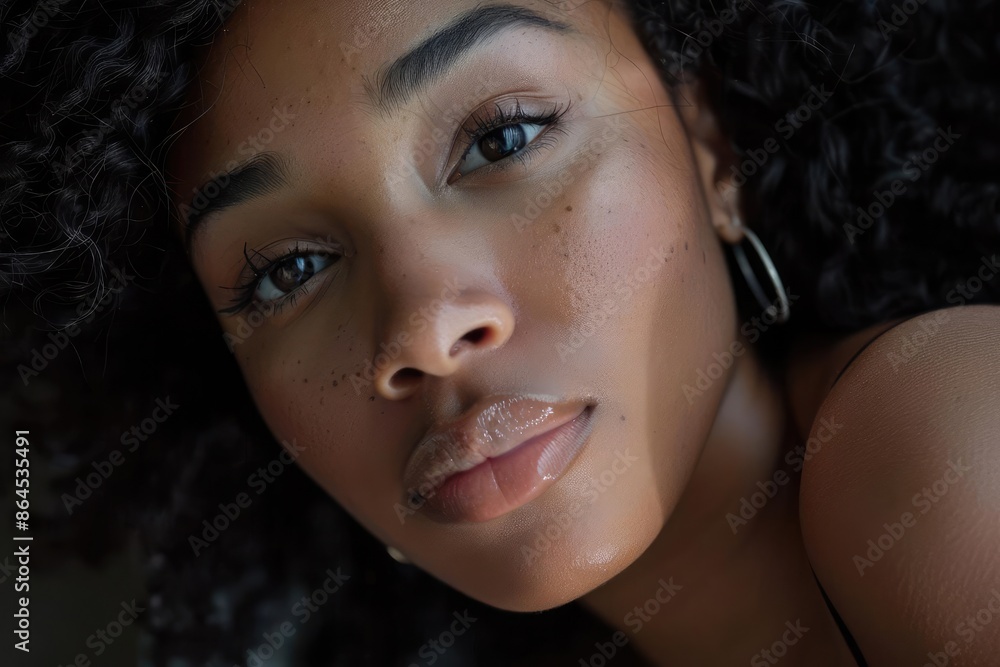 Empowerment A closeup that captures a confident expression, emphasizing body positivity and selfacceptance Empowerment A closeup that captures a confident expression, emphasizing body positivity and selfacceptance