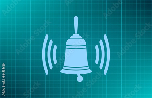 Vector illustration blue background