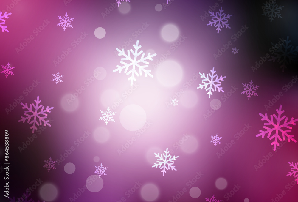 Dark Purple, Pink vector texture in birthday style. Dark Purple, Pink vector texture in birthday style.