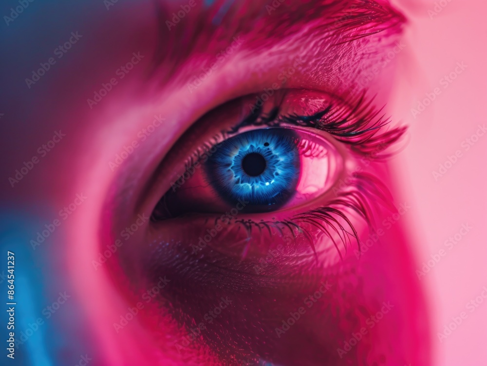 blue human eye blue human eye