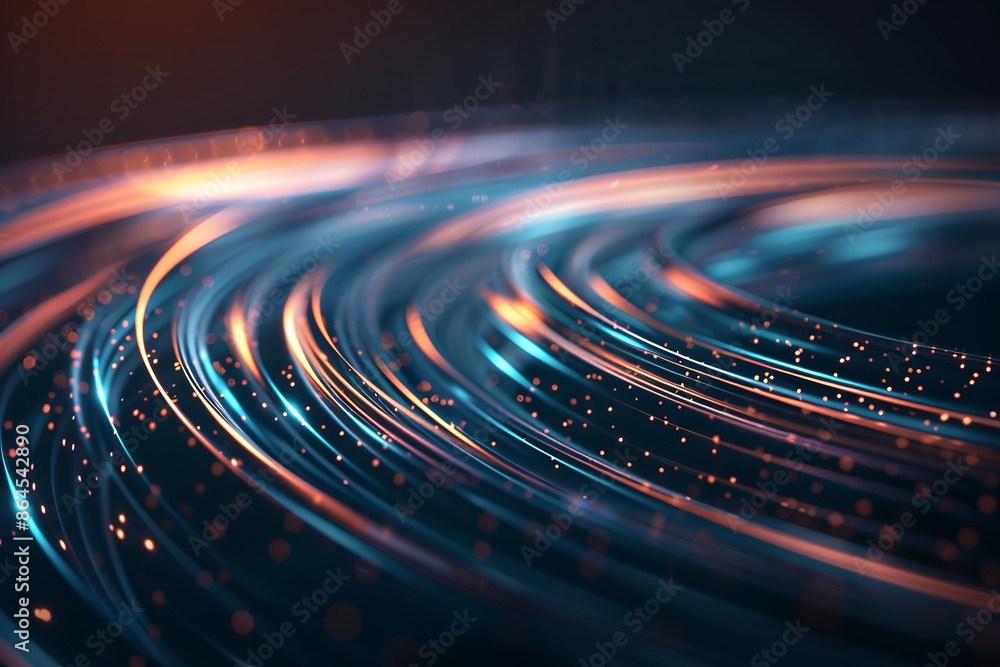 Abstract background with glowing lines and dots, representing technology and innovation. Perfect for presentations and backgrounds. Abstract background with glowing lines and dots, representing technology and innovation. Perfect for presentations and backgrounds.