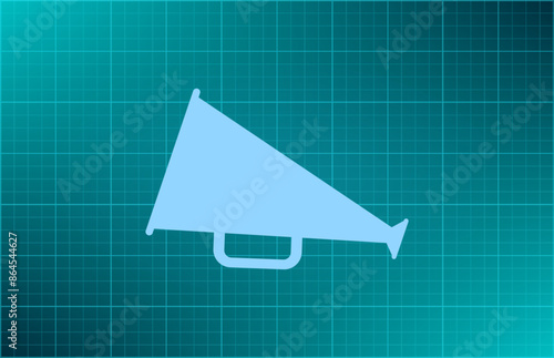 Vector illustration blue background