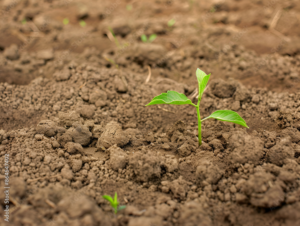 Seedlings of radish and lettuce in a garden bed in a greenhouse, horizontal format,
Seedling of a bell pepper growing in the garden
Seedlings of radish and lettuce in a garden bed in a greenhouse, horizontal format,
Seedling of a bell pepper growing in the garden