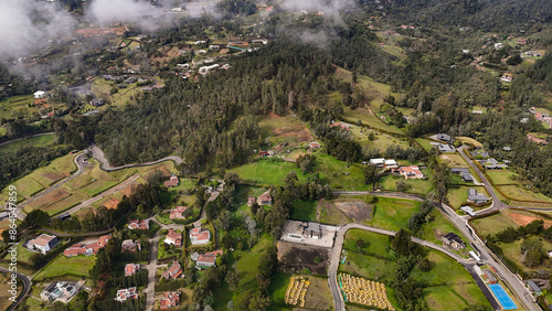 Paisajes captados a 2.700 metros sobre le nivel del mar. Alto de las Palmas, Antioquia, Colombia. photo