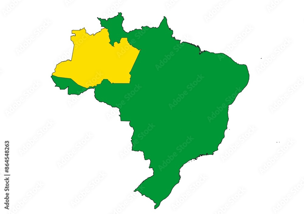 Amazonas state location within Brazil Amazonas state location within Brazil